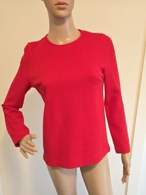 Sandro Red Wool Blend Sweater